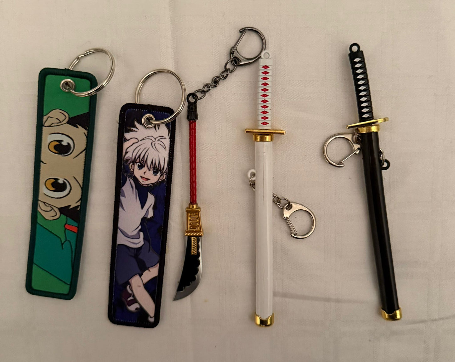 Anime Schlüsselanhänger Set (5-teilig)