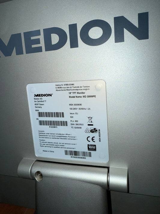 Medion TFT Monitor 19" (MD 30999PE)